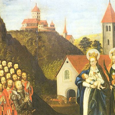 Die Kirche zur hl. Barbara in Siebeneichen