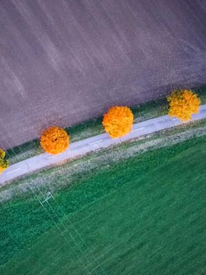 Siebeneichen im Herbst 2022 (Ein Drohnenflug)